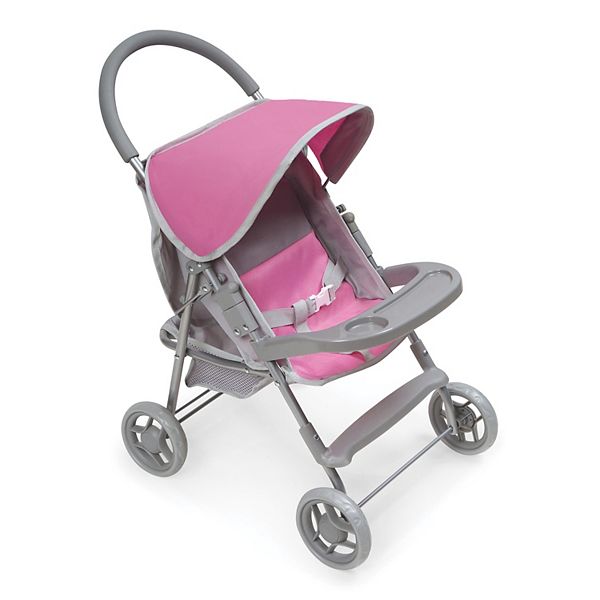 Кукла и аксессуары Badger Basket Glide Folding Single Doll Stroller Badger Basket