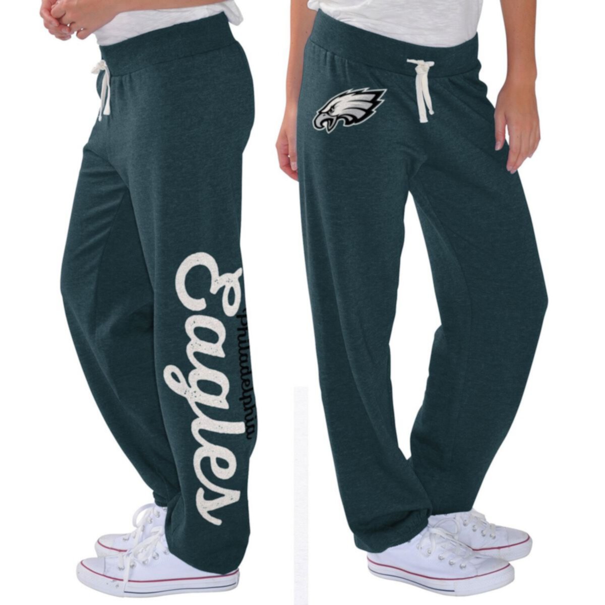 Женские Повседневные брюки G-III 4Her by Carl Banks Midnight Green Philadelphia Eagles Scrimmage In The Style