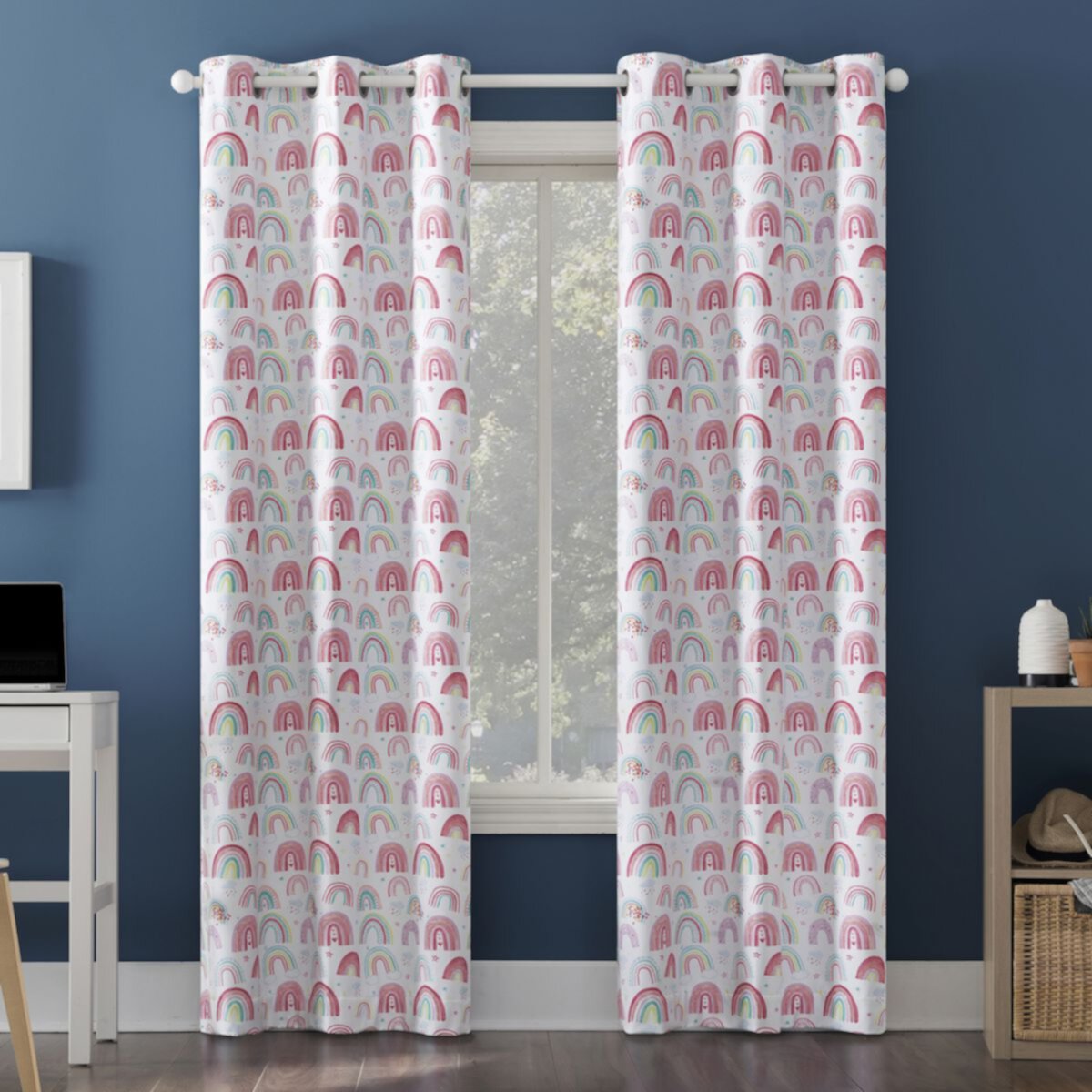 Sun Zero Generation Rainbows 100% Blackout Grommet Window Curtain Sun Zero