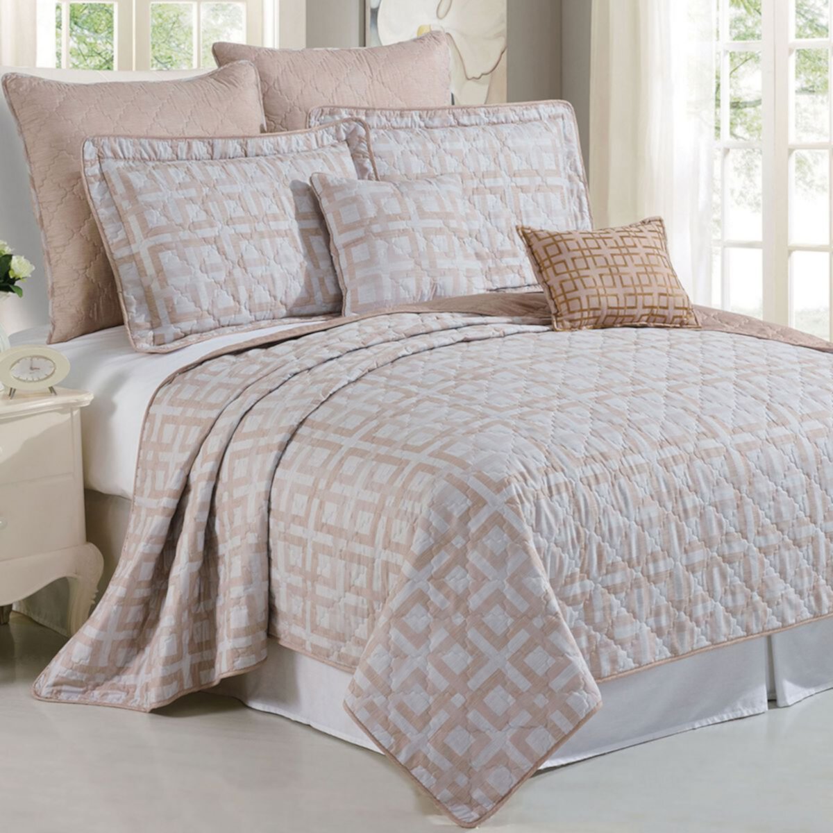 Serenta Austin Geo Coverlet Set Serenta