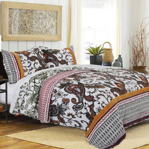 Орлеанский набор лоскутных одеял Greenland Home Fashions