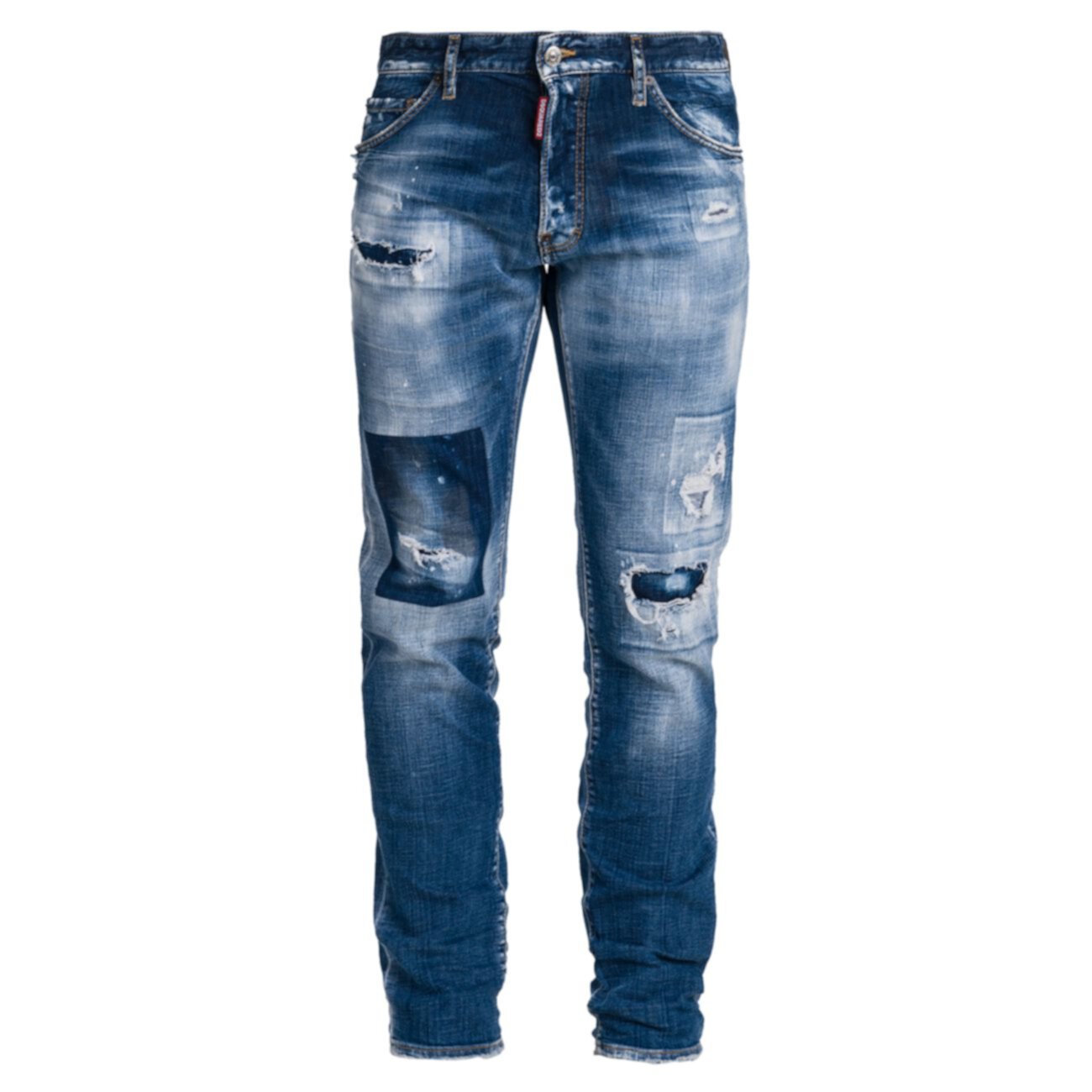 Отбеленные рваные / ремонтные джинсы Cool Guy DSQUARED2