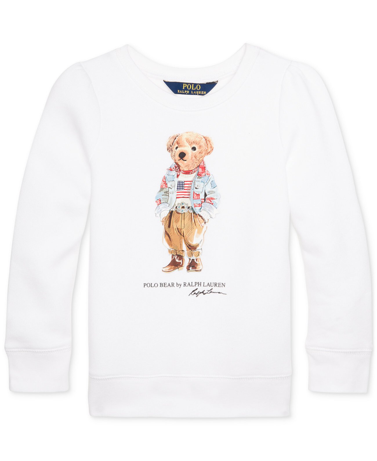 Толстовка Polo Bear из флиса для маленьких девочек Ralph Lauren