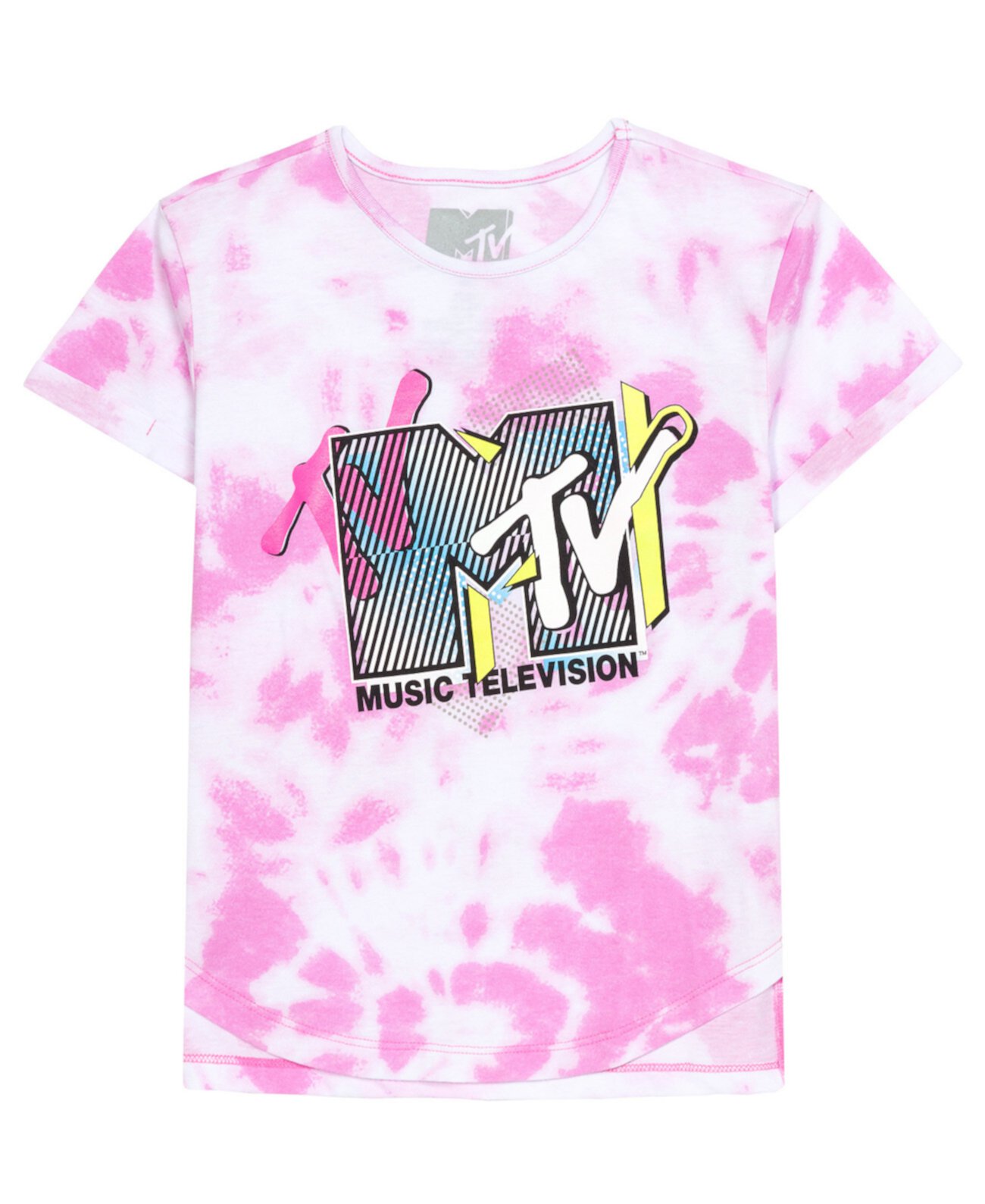 Футболка Big Girls MTV с логотипом и разрезом Disney