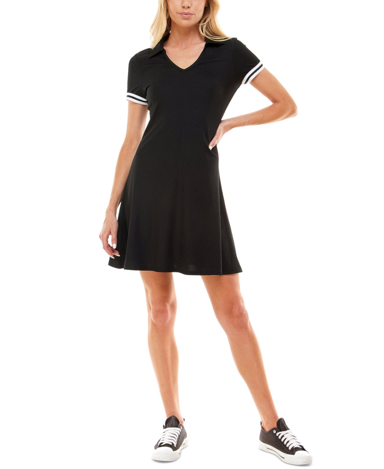 Юниорское платье с расклешенным вырезом и воротником-стойкой Almost Famous