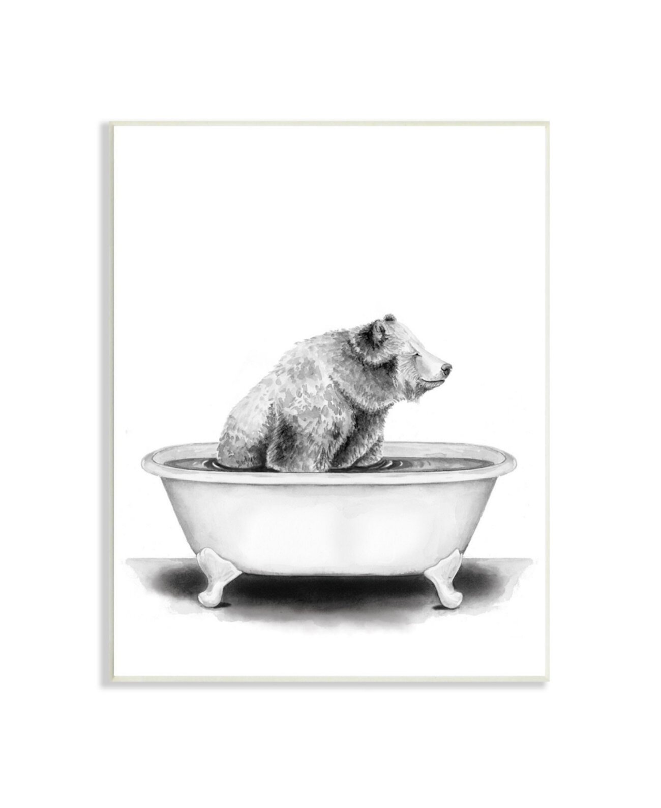 Животные в ванне рисунки