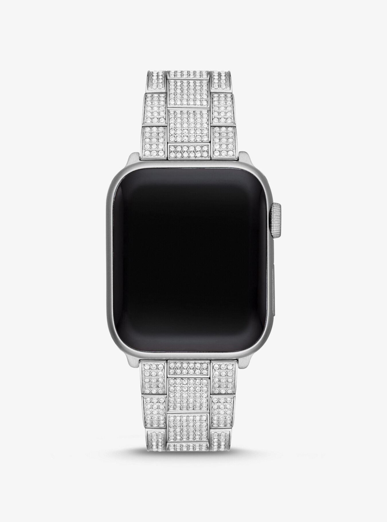 Ремешок серебристого цвета с паве для Apple Watch® Michael Kors