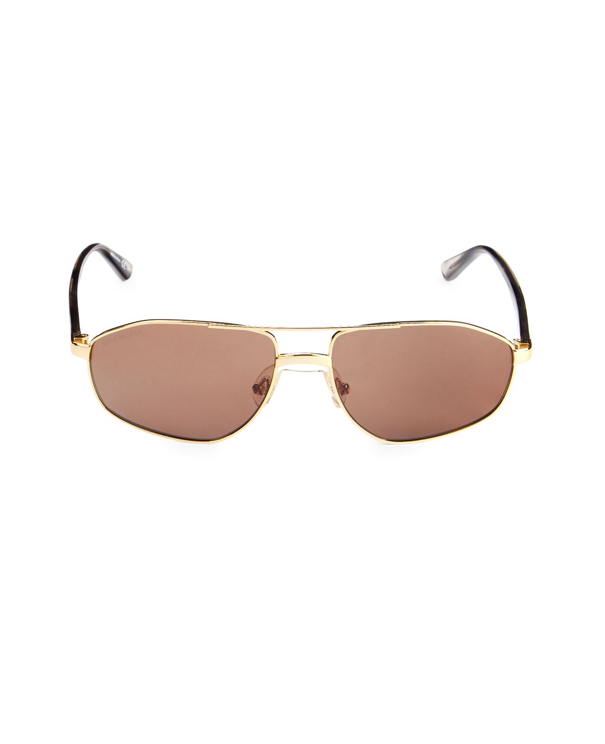 Прямоугольные солнцезащитные очки 58 мм Balenciaga