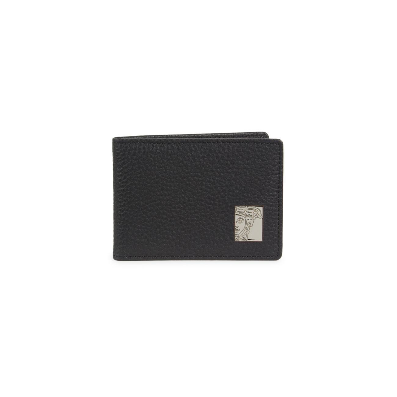 Кожаный бумажник двойного сложения Versace Collection