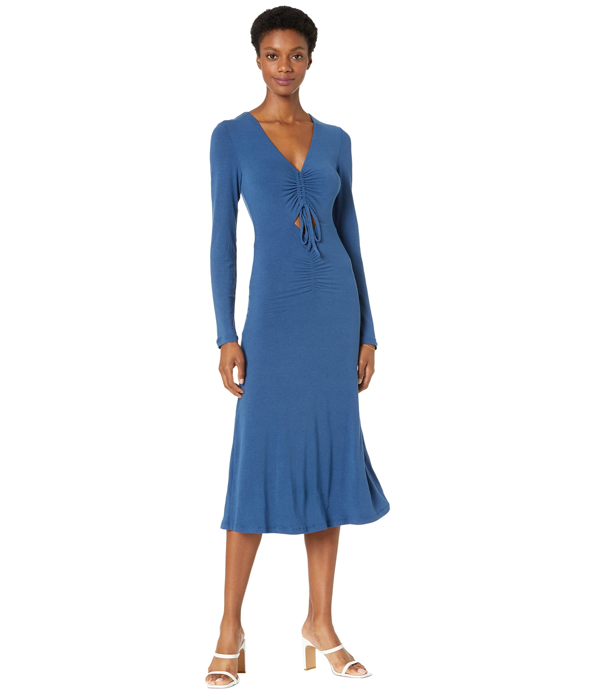 Ruched Jersey Dress Bardot