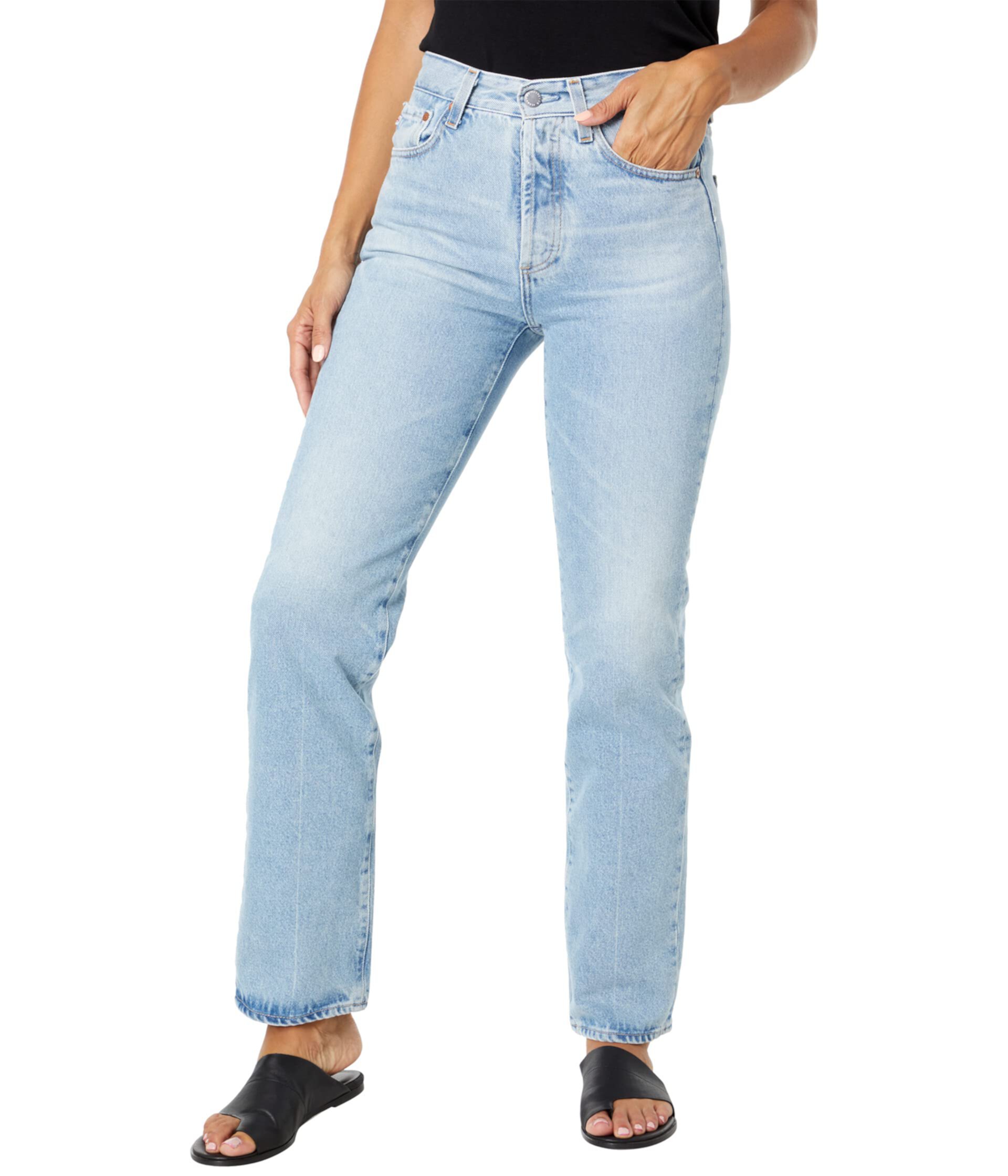 Alexxis High-Rise Vintage Straight in 21 Years Westside AG Jeans