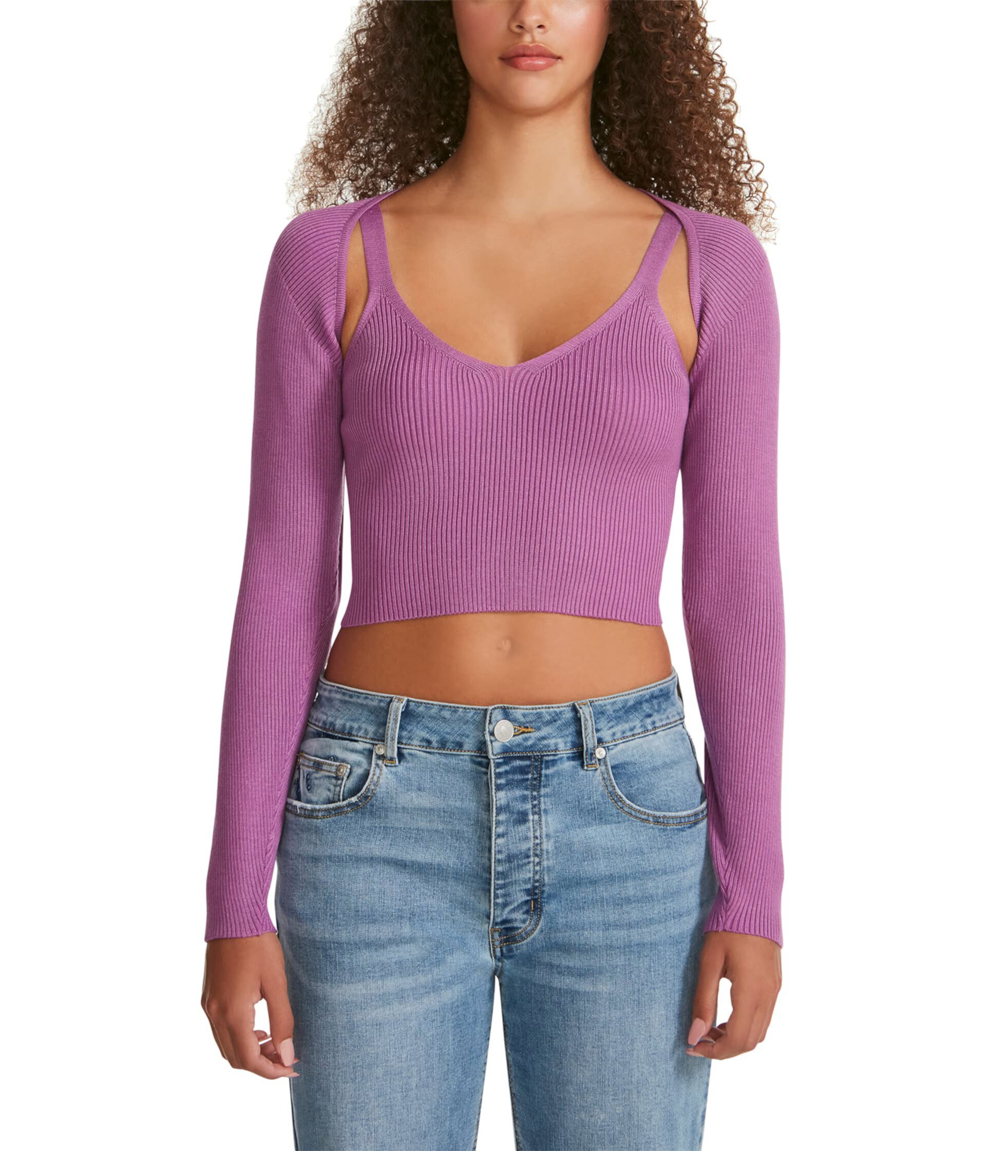 Sweater Shrug w/ Tank Set Madden Girl