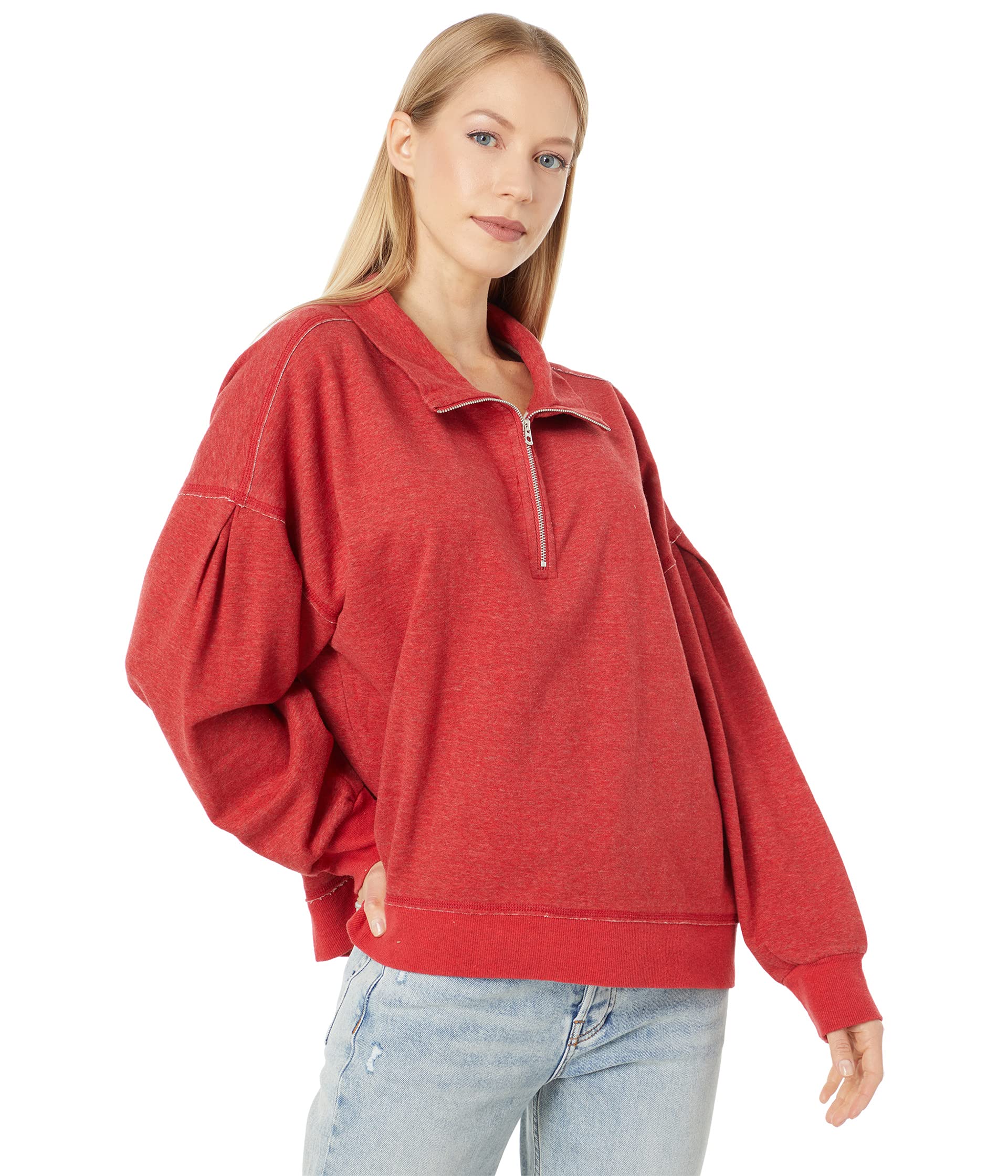 Shay Double Fleece Drop Shoulder Zip-Up Sweatshirt Dylan by True Grit