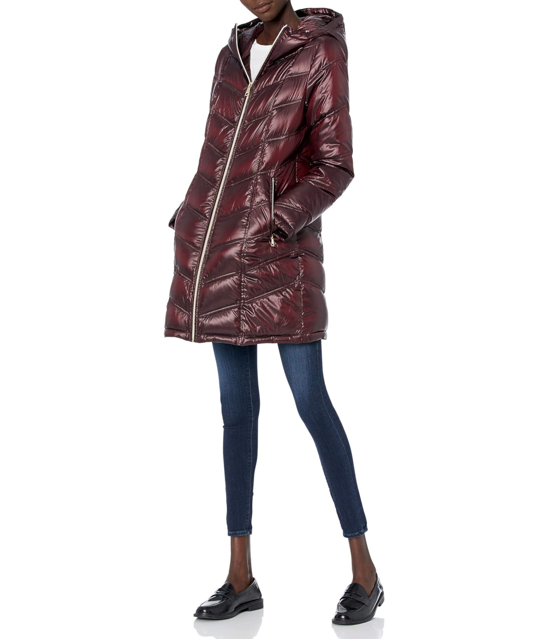 Женское Утепленное Пальто с Капюшоном Calvin Klein Calvin Klein