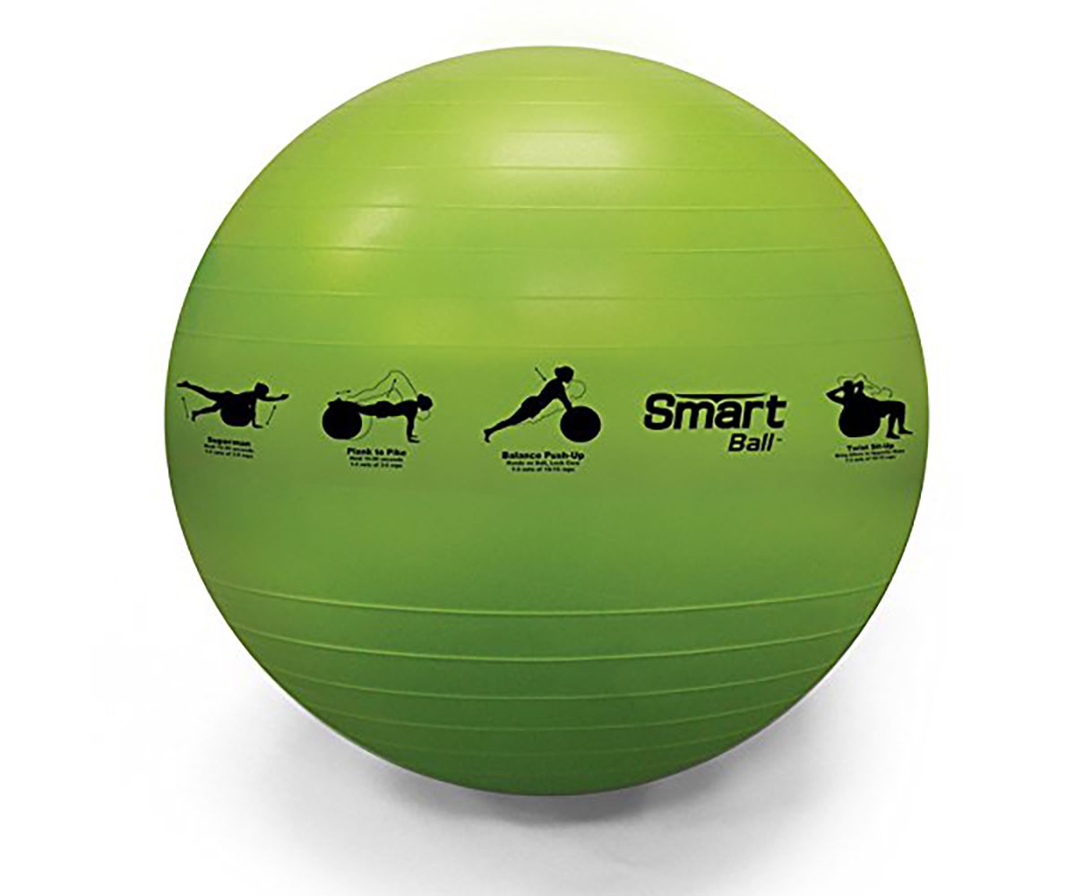 Prism Fitness 65 см / 23 дюйма Smart Self-Guided Fitness Stability Traffic Ball, зеленый PRISM FITNESS