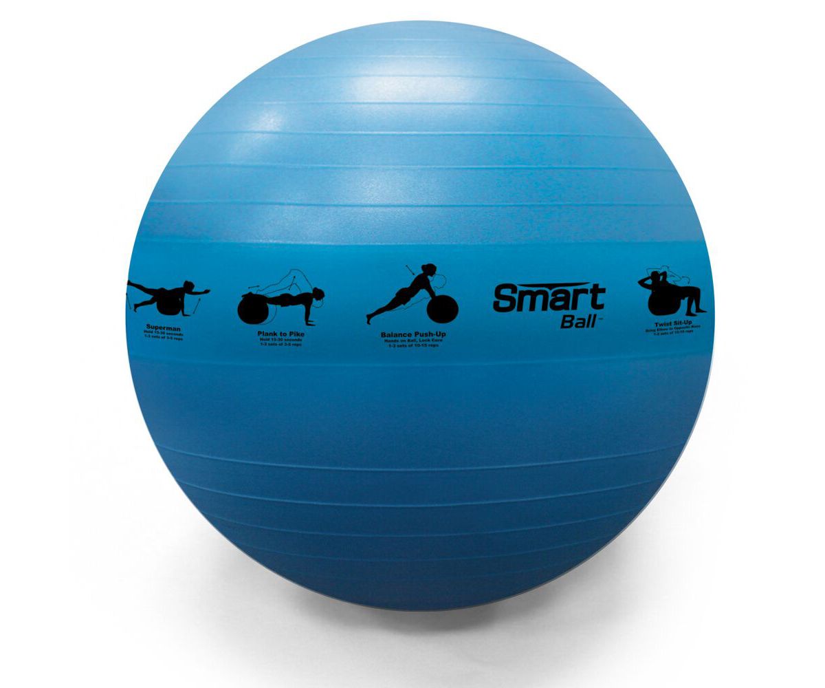 Prism Fitness 75 см / 28 дюймов Умный медицинский мяч для упражнений на стабилизацию, синий PRISM FITNESS