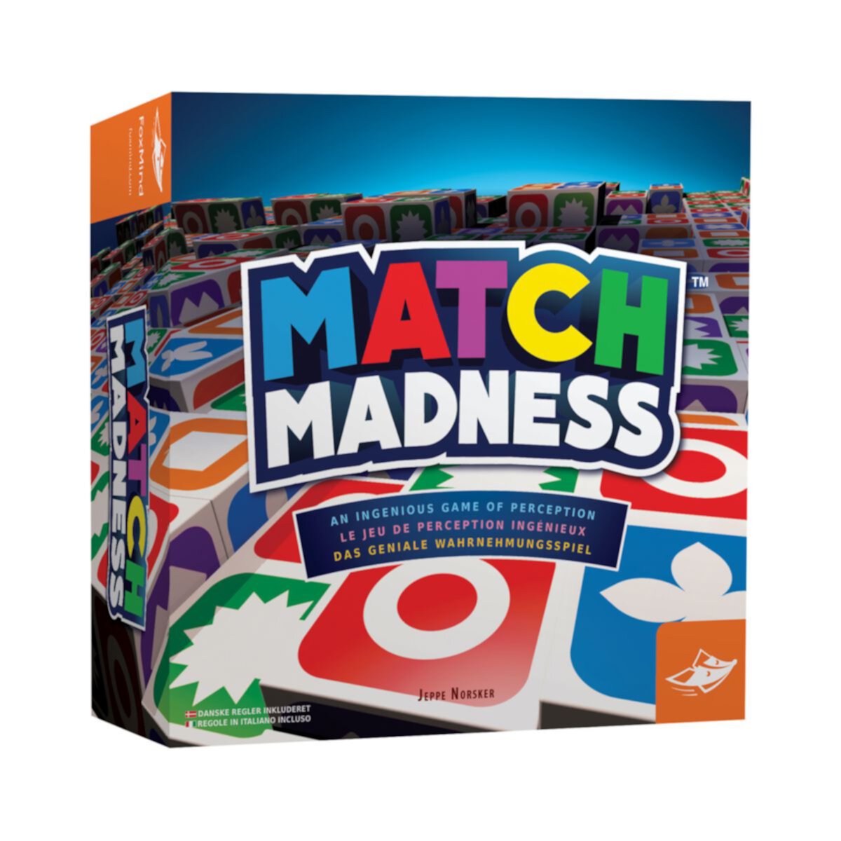 Игра Match Madness с 20 блоками и 60 карточками для визуального распознавания, для 1-4 игроков FoxMind Games