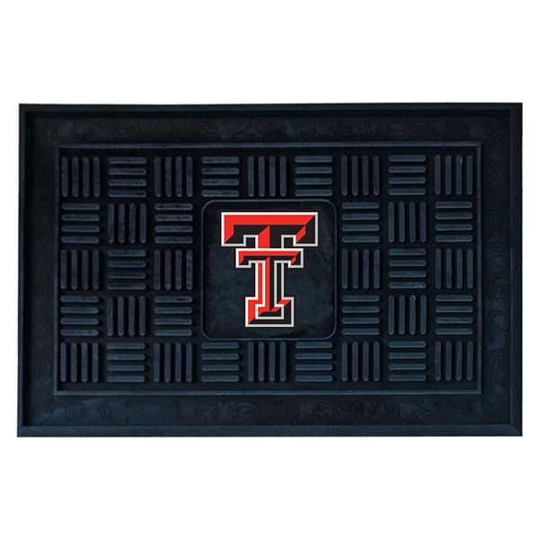 Коврик для двери с логотипом Texas Tech Red Raiders, 48x76 см, виниловый Fanmats