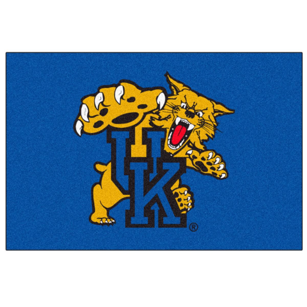 Фиолетовый коврик с логотипом Kentucky Wildcats, 48 см x 76 см, с противоскользящим основанием Fanmats