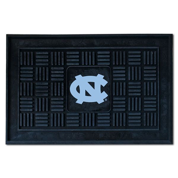 Коврик для обуви North Carolina Tar Heels, 48х76 см, виниловый, черный/многоцветный Fanmats