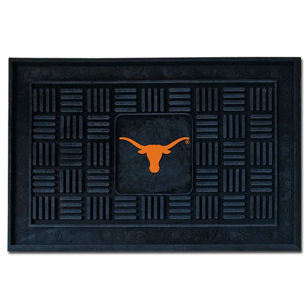 Прочный виниловый коврик для дверей Texas Longhorns, 48 см x 76 см, с текстурированным дизайном Fanmats