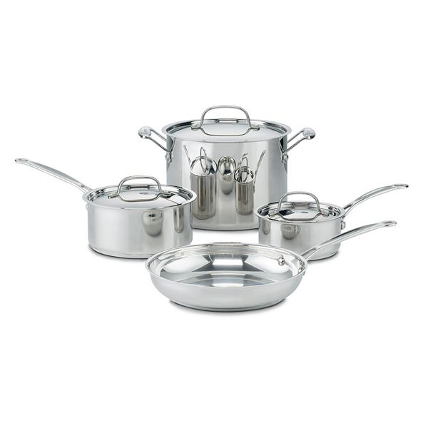 Cuisinart® Chef's Classic, 7 шт. Набор посуды из нержавеющей стали Cuisinart