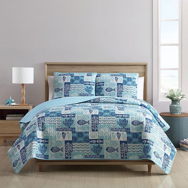 VCNY Home Patchwork Набор Одеяла Морской Жизни VCNY HOME