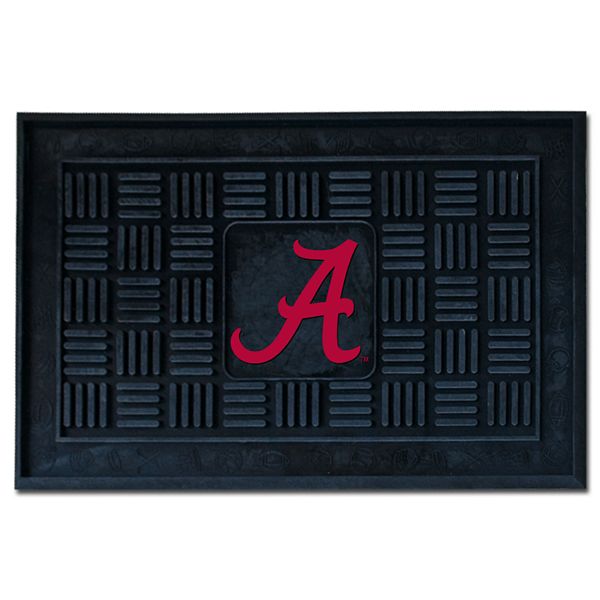 Коврик для прихожей Alabama Crimson Tide, 48x76 см, изготовленный из текстурированного черного и многоцветного винила Fanmats