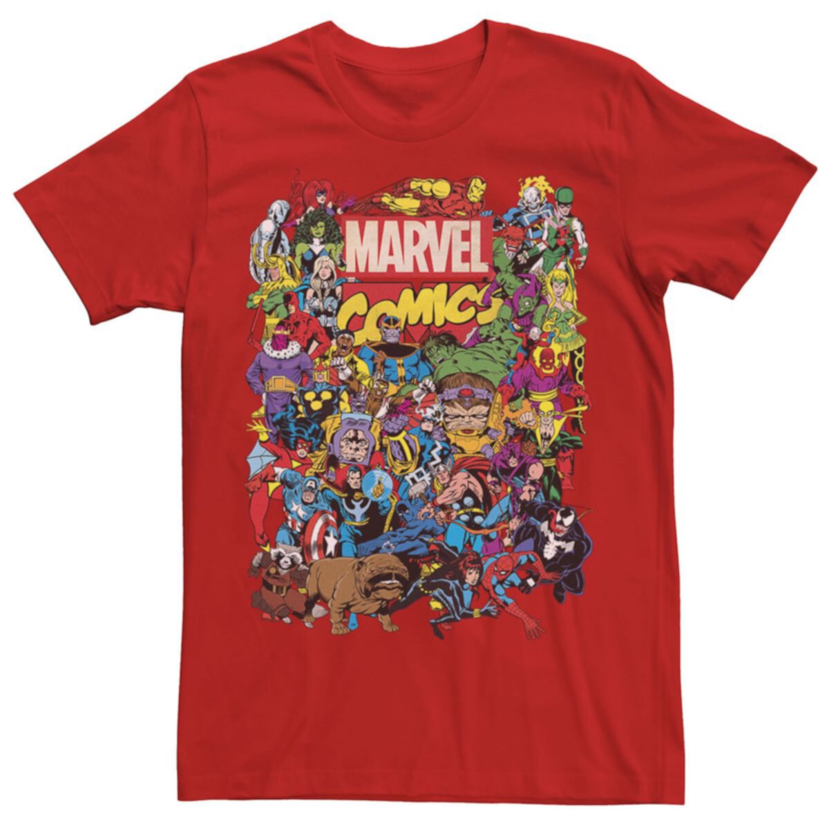 Мужская футболка с групповым снимком Marvel Comics Heroes Marvel