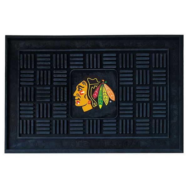 Противоскользящий входной коврик с медальоном Chicago Blackhawks, 48 х 76 см Fanmats