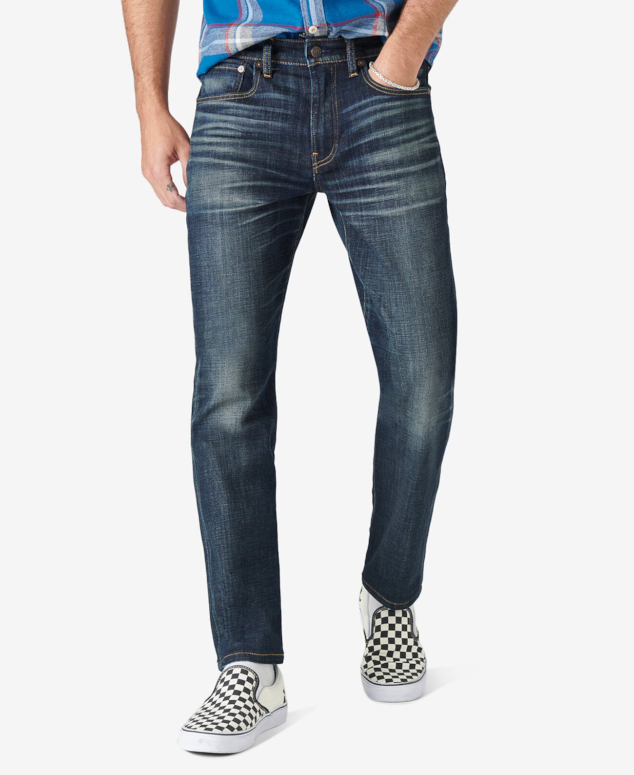 Мужские прямые джинсы стретч Coolmax 223 Lucky Brand