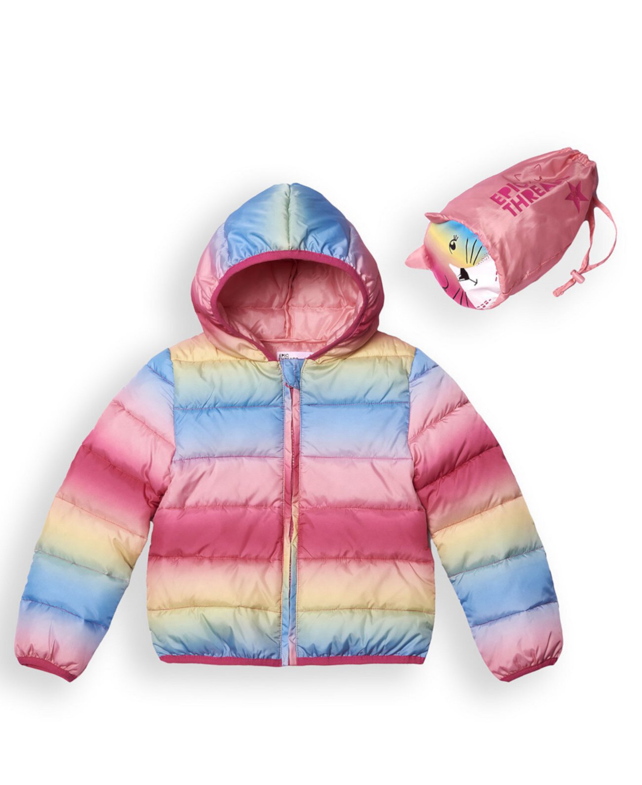 Водонепроницаемая упаковываемая куртка Pals для маленьких девочек Epic Threads
