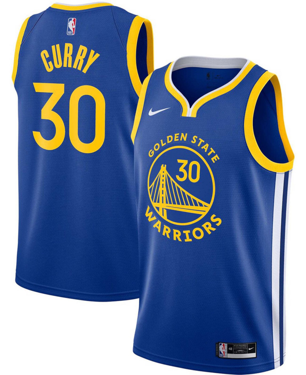 Мужская джерси Stephen Curry Golden State Warriors 2020/21 Swingman — Icon Edition Nike