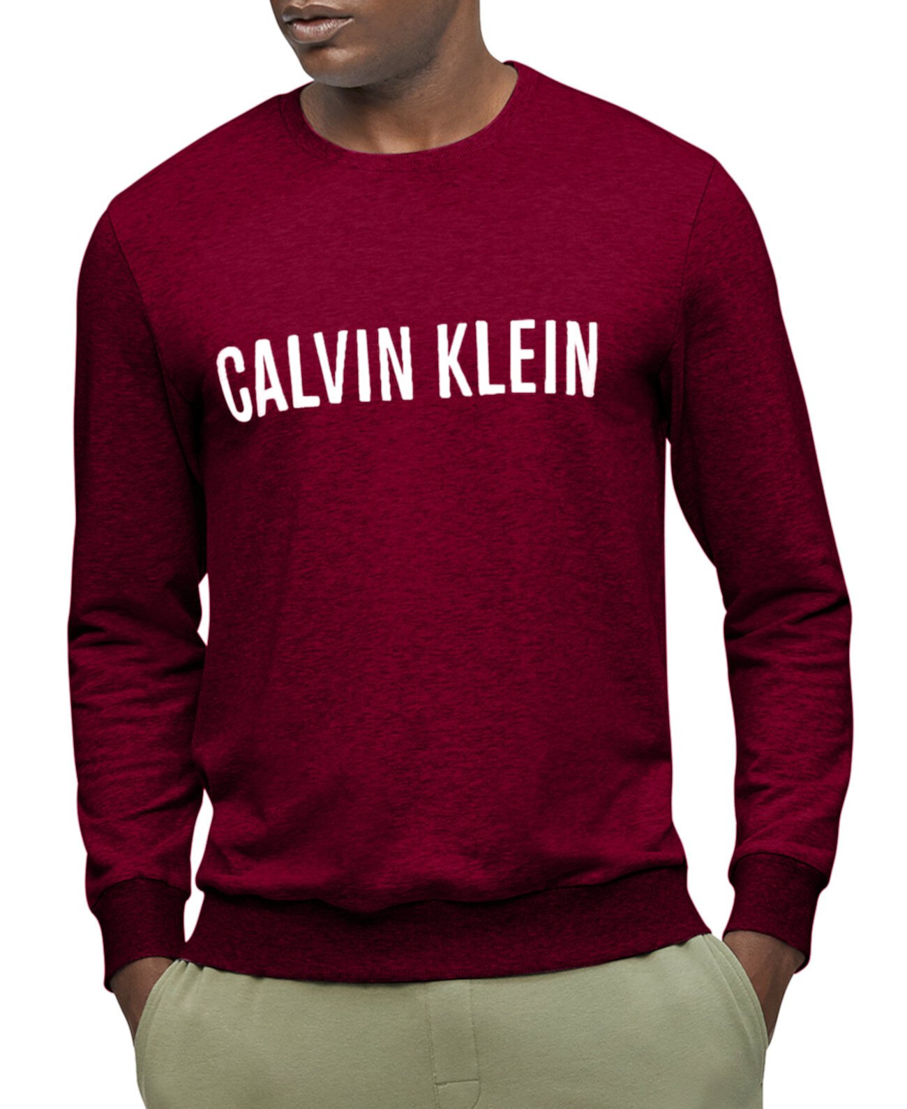 Мужская толстовка для сна с логотипом Intense Power Calvin Klein