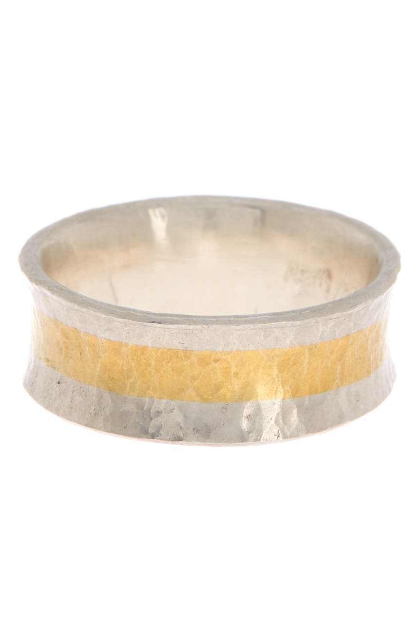 Кольцо в виде песочных часов из стерлингового серебра и 24-каратного золота с вермеилом Gurhan