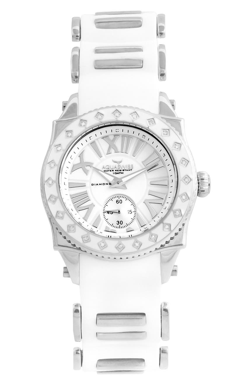 Женские часы Swissport L 24 с бриллиантами Aquaswiss