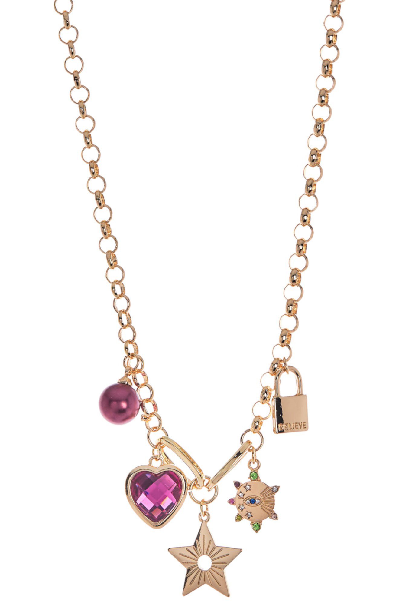 Ожерелье-цепочка с подвеской-шармом Melrose and Market