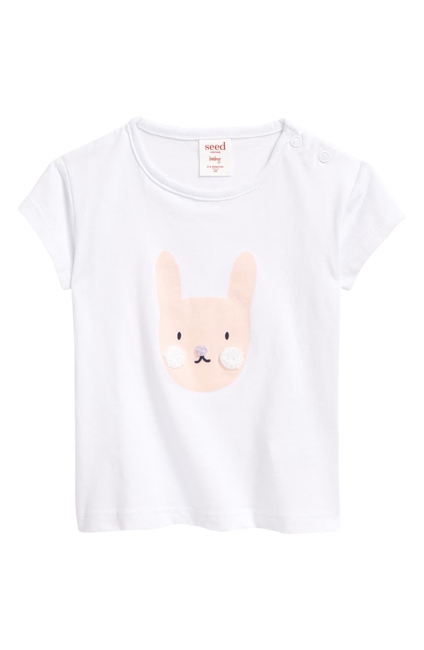 Детская футболка Mag G Bunny с рисунком SEED HERITAGE