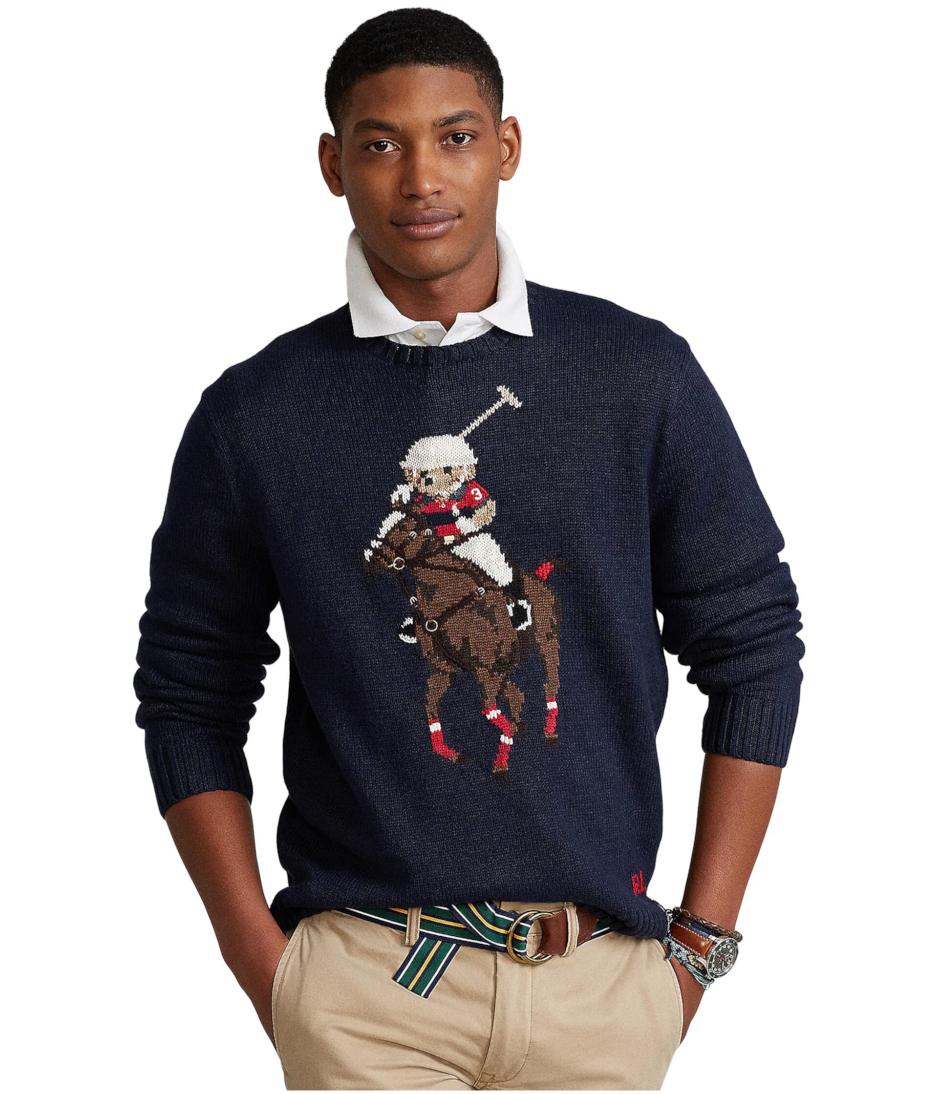 Dapper bear. Polo Bear by Ralph Lauren Sweater.