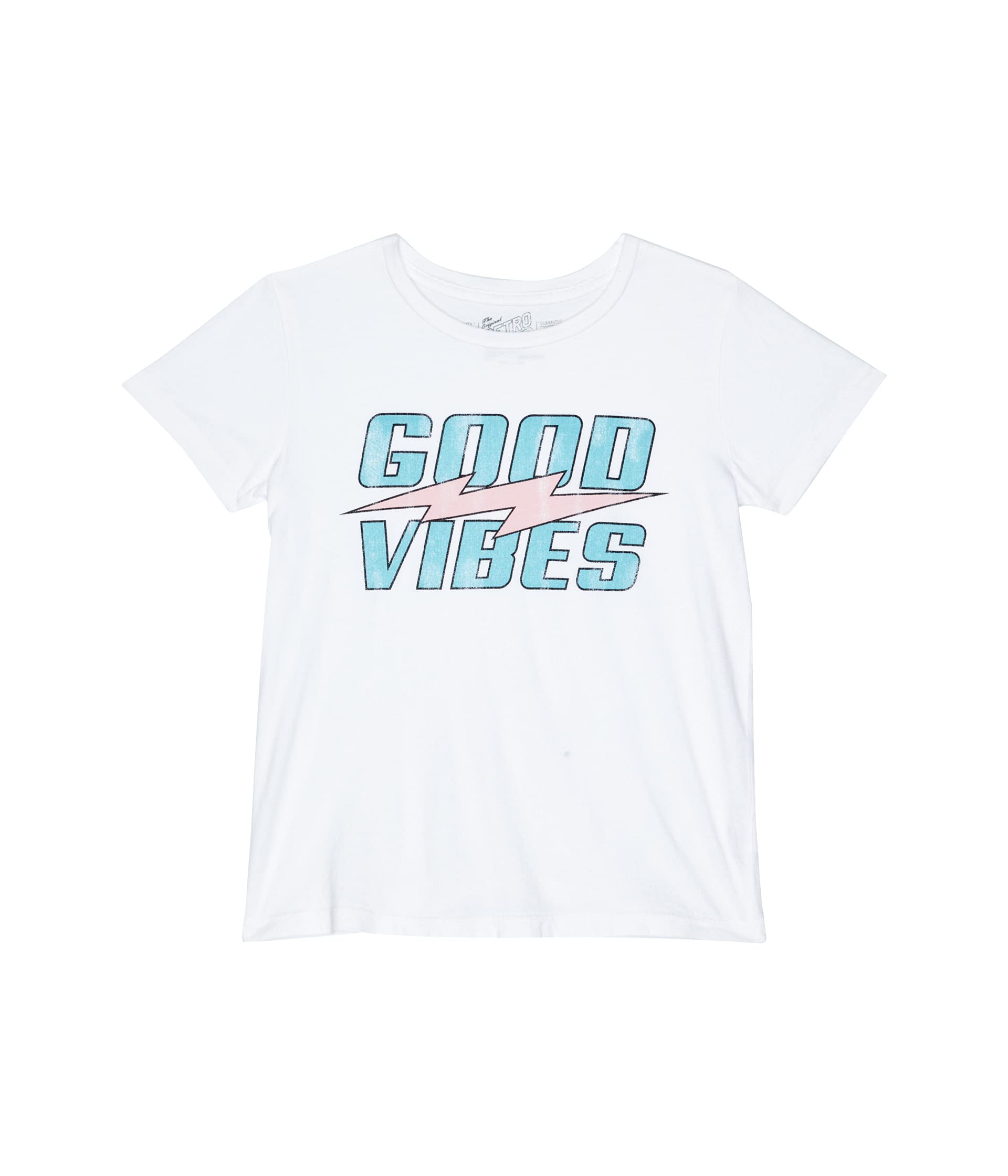 Хлопковая футболка с круглым вырезом Good Vibes Lightning Bolt (Big Kids) The Original Retro Brand Kids