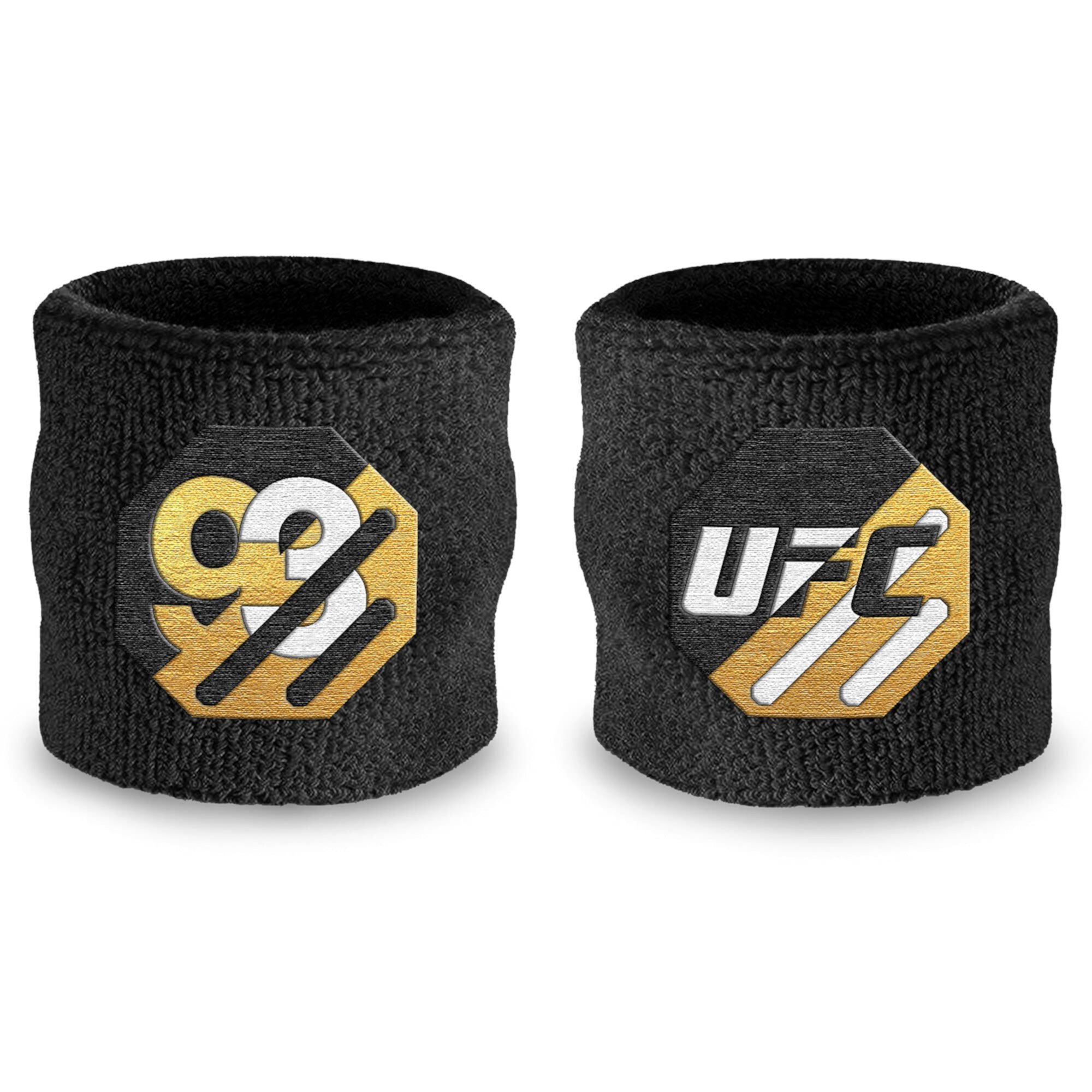 Спортивные браслеты UFC Octagon, пара, 80% хлопка, 12% спандекса, 8% нейлона, машинная стирка Suddora