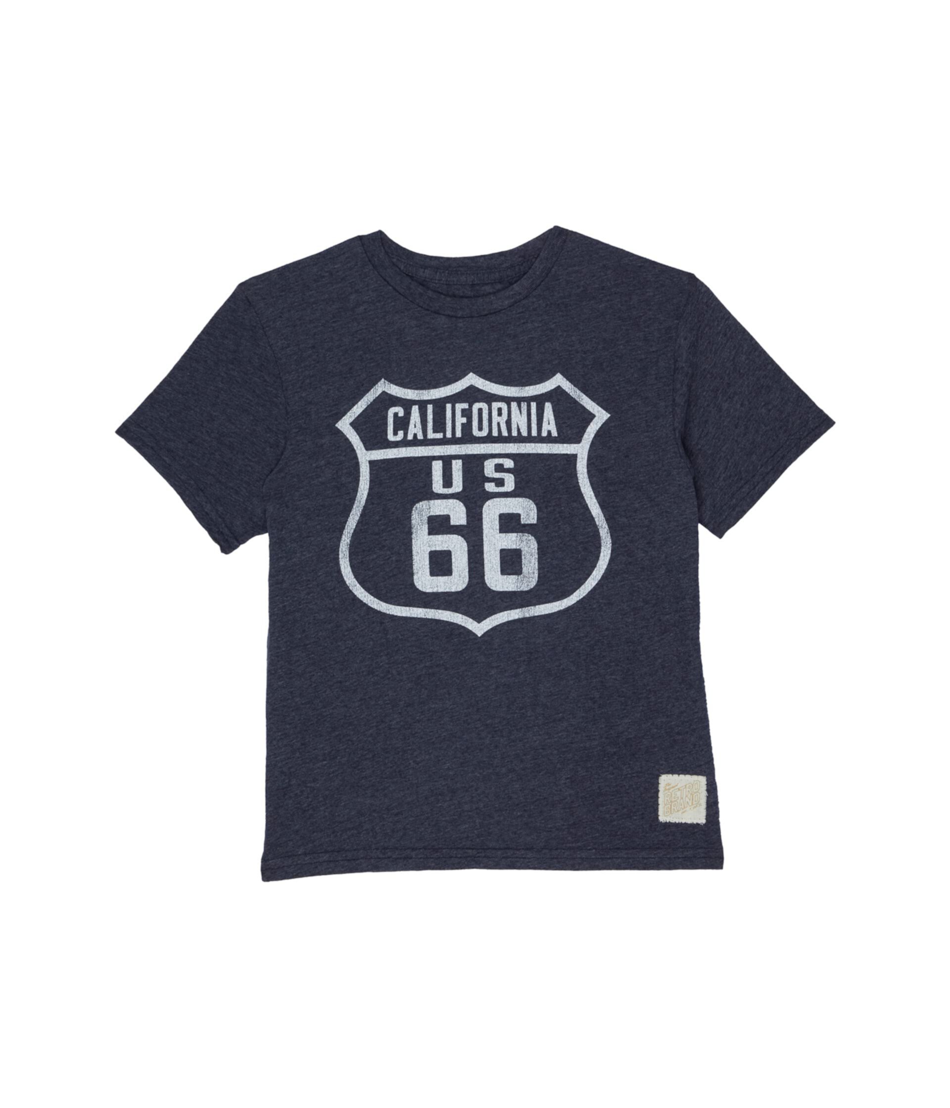 Футболка с круглым вырезом Tri-Blend California Route 66 (Big Kids) The Original Retro Brand Kids