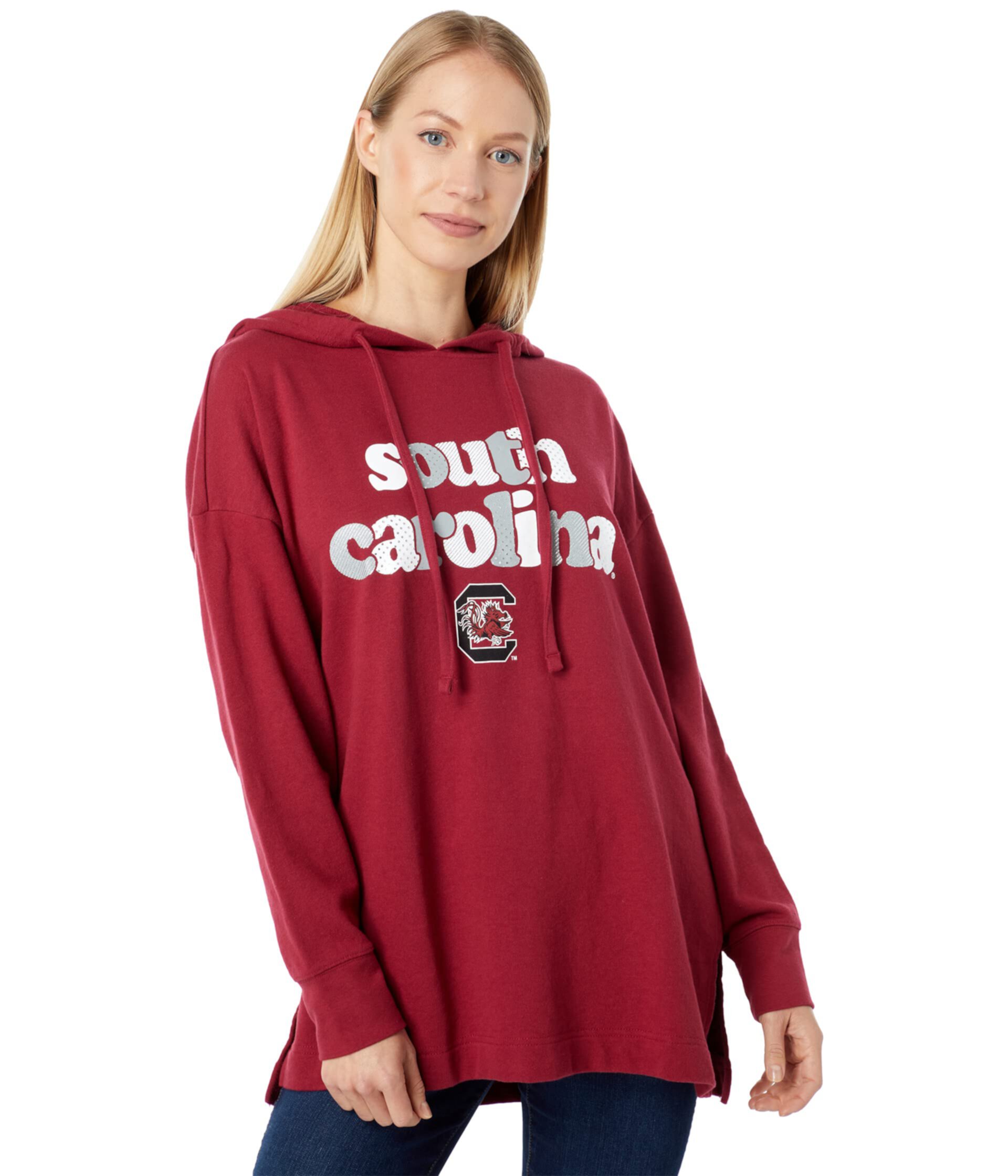 South Carolina Gamecocks Long-Length Side Vent Hoodie Lauren James