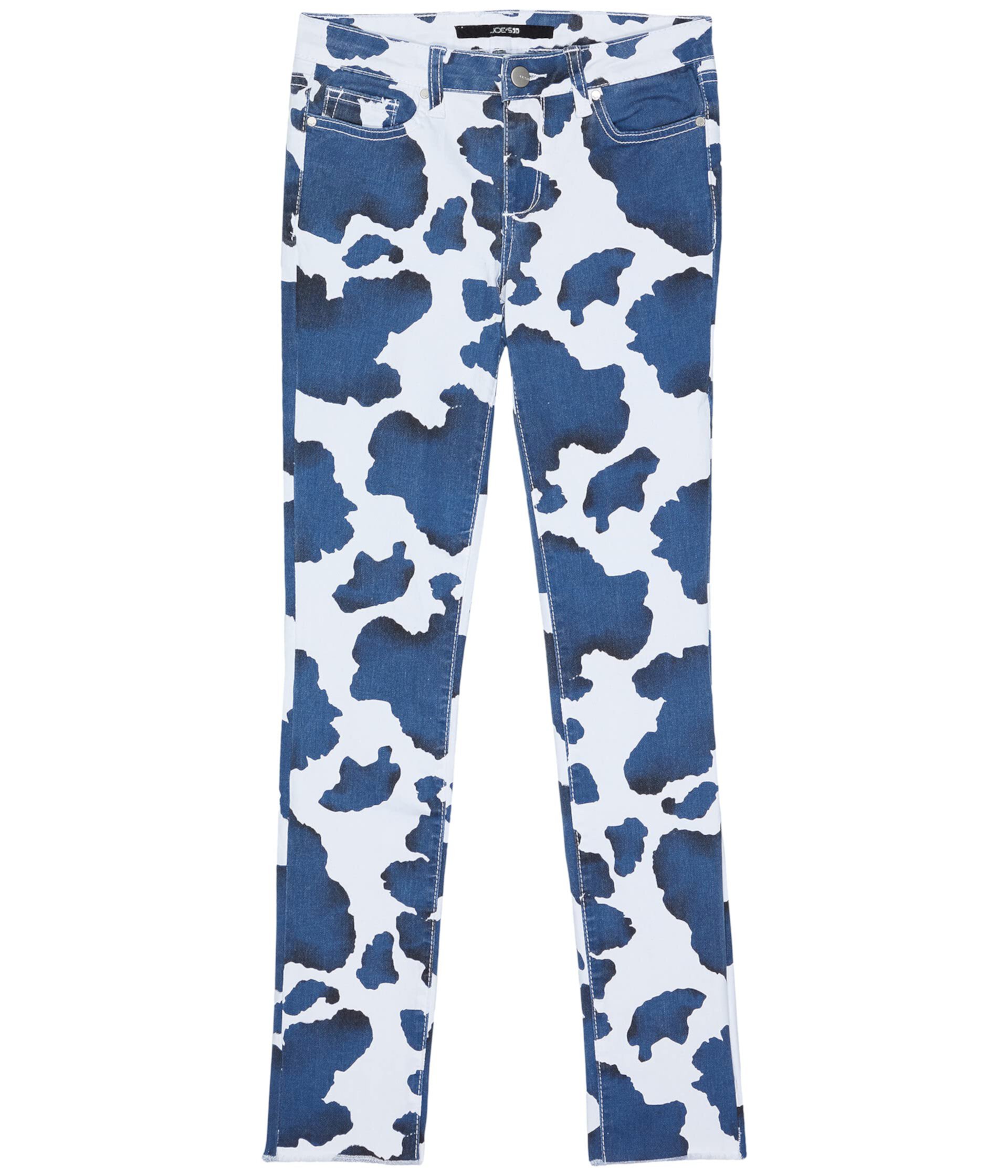 Джинсы The Cow от Joe's Jeans для детей с рисунком коровы, удобная посадка и пояс на резинке Joe's Jeans