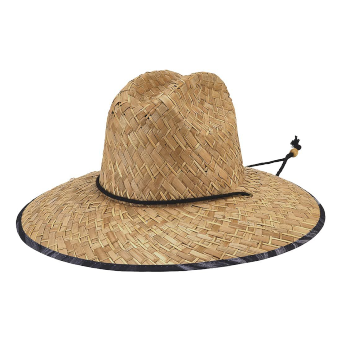 Соломенная шляпа спасателя с регулируемым шнурком для подбородка San Diego Hat Company