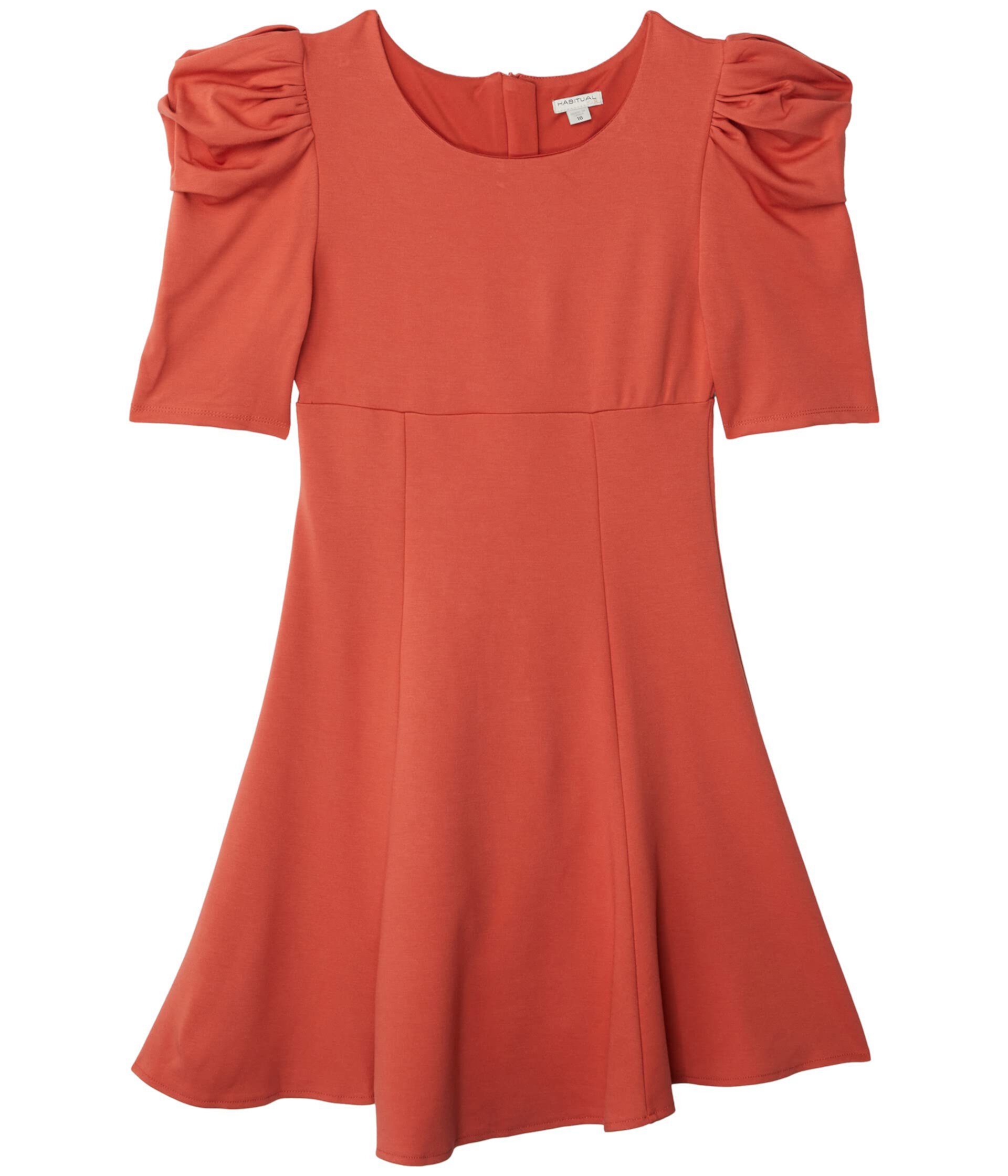 Puff Sleeve Flounce Dress (Big Kids) Habitual