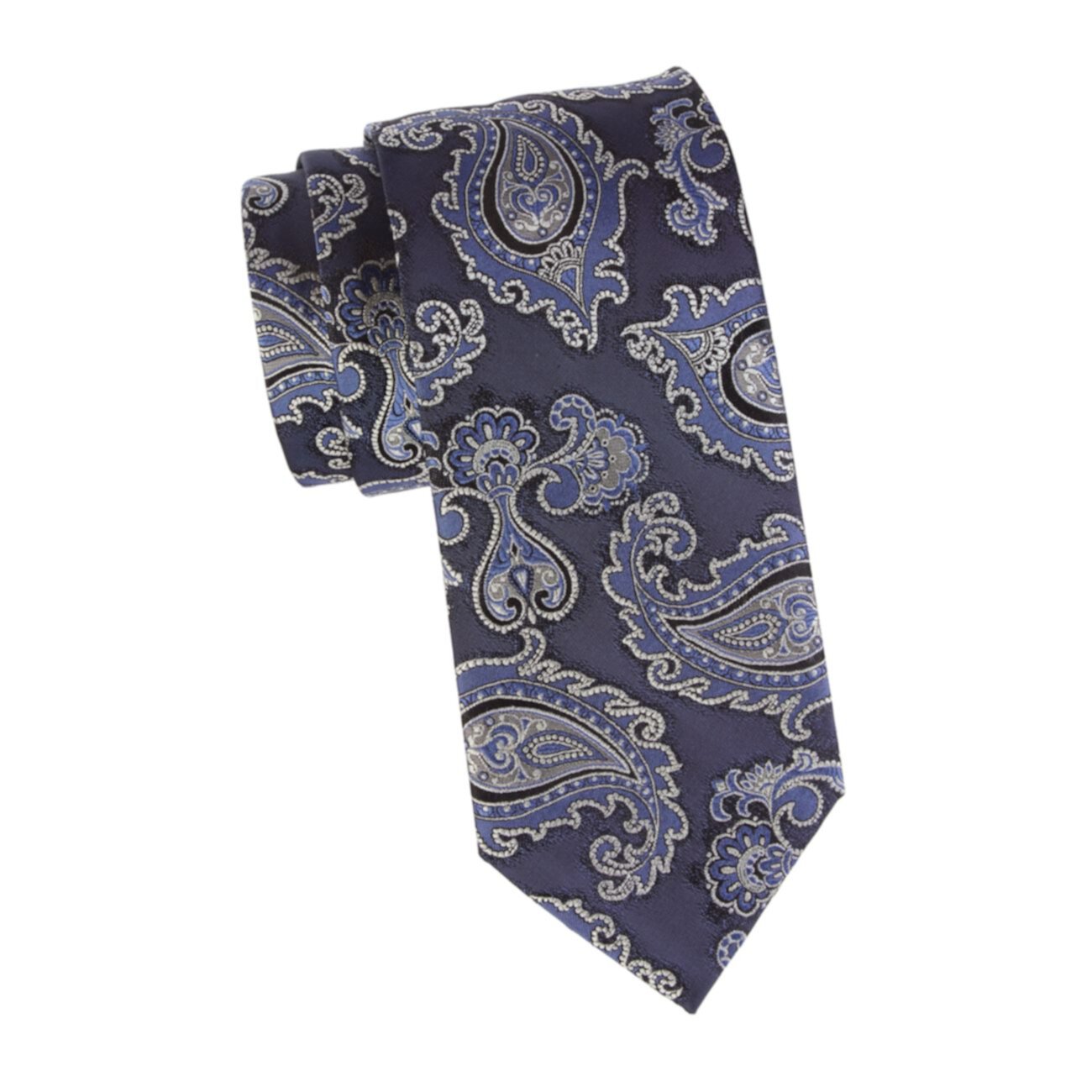 Шелковый галстук с принтом пейсли Brioni