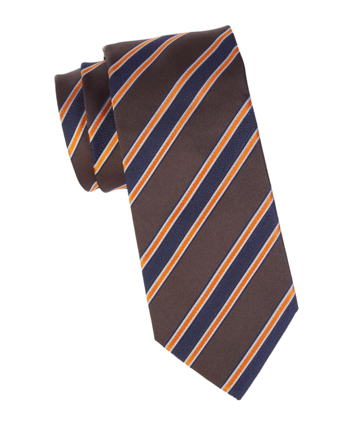 Полосатый шелковый галстук Brioni