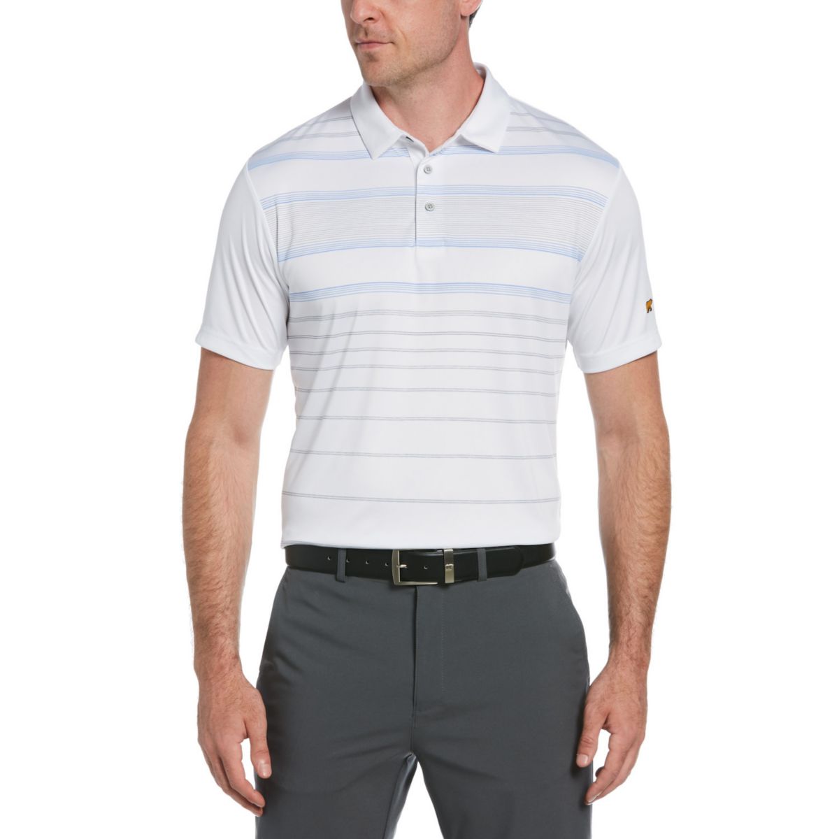 Мужская рубашка-поло для гольфа в полоску классического кроя Jack Nicklaus StayDri для гольфа Performance Jack Nicklaus