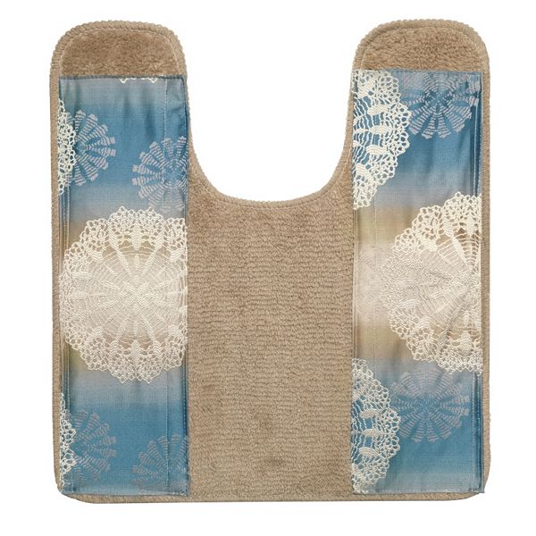 Popular Bath Fallon Banded Countour Rug Popular Bath